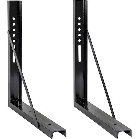 24x24 Inch Welded Black Structural Steel Mounting Brackets