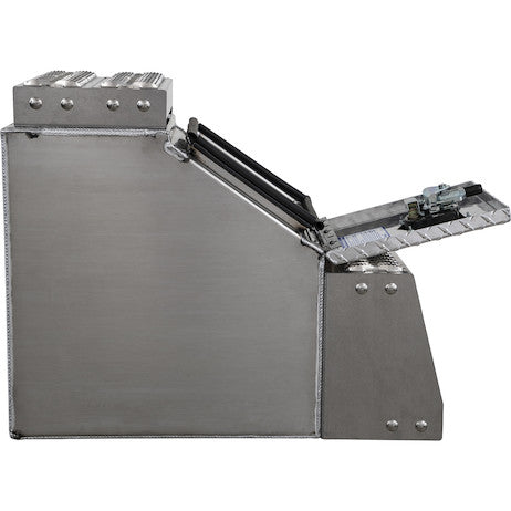 24x28x18 Inch Heavy Duty Diamond Tread Aluminum Step Box