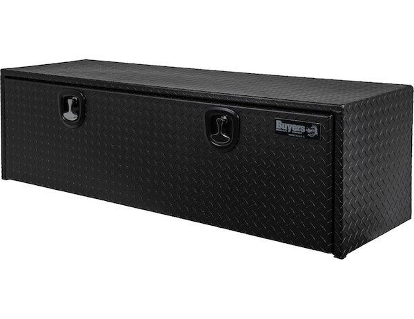 18x18x60 Inch Textured Matte Black Diamond Tread Aluminum Underbody Truck Box