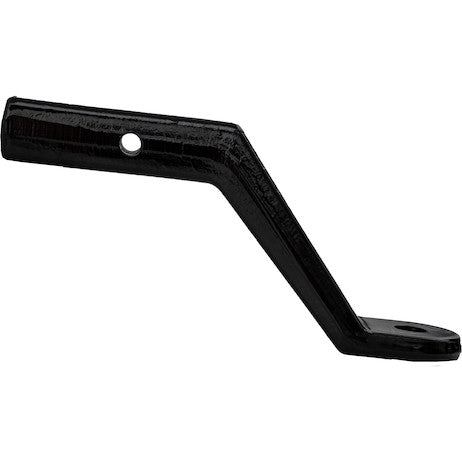 2 Inch Heavy-Duty Ball Mount 6 Inch Drop x 9-3/8 Long Tube Black For 1 Inch Hole