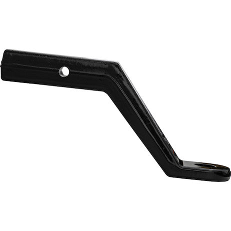 2 Inch Heavy-Duty Ball Mount 6 Inch Drop x 9-3/8 Long Tube Black For 1-1/4 Hole