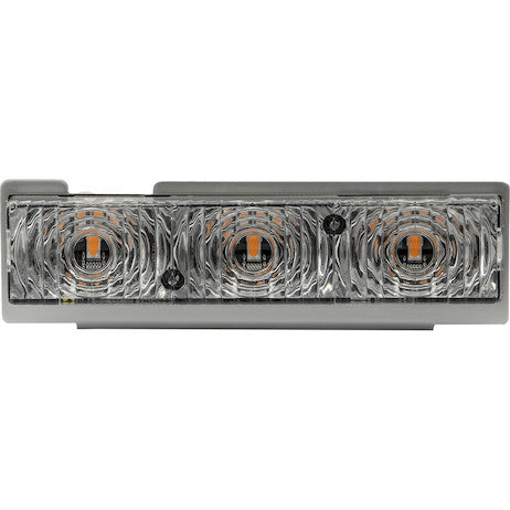 Amber Middle Strobe Reflector With 3 LED