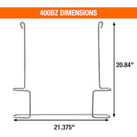 Galvanized Anti-Sail Brackets for Use With 20-Inch-Wide Mud Flaps (pair)
