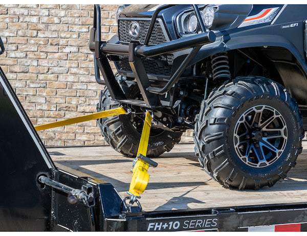 30 Foot Commercial Grade Ratchet Strap with Soft Rubber Grips - J Hooks, Full Cut Case (4 Pieces Per Case)