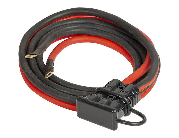 Replacement 7.5 Foot Battery-Side Booster Cables with Black Quick Connect
