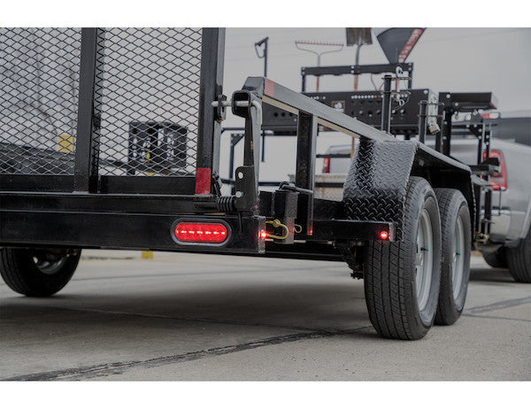 Passenger Side 5 Inch Box-Style LED Stop/Turn/Tail Light for Trailers Under 80 Inches Wide