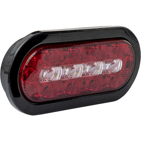 6 Inch Oval Combination Stop/Turn/Tail & Backup Light Kit (Includes Grommet and Plug)