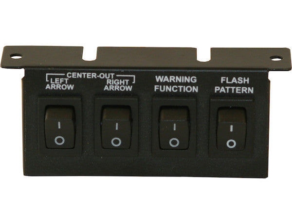 Black 4-Switch Panel 3-On/Off 1-Momentary