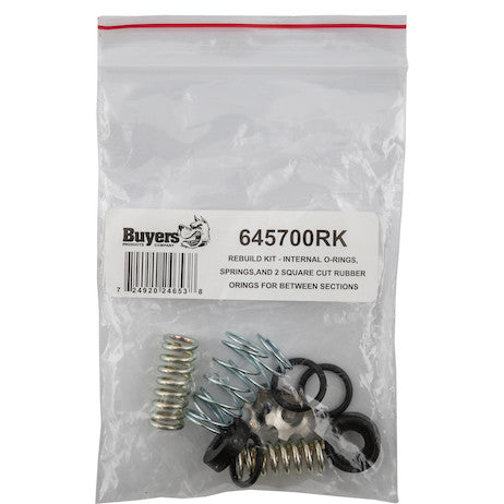 Rebuild Kit - Internal O-Rings, Springs, and 2 Square Cut Rubber O-Rings for Between Sections