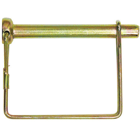 Snapper Pin - 1/4in Diameter x 3-1/2in Usable Length, Yellow Zinc Plated