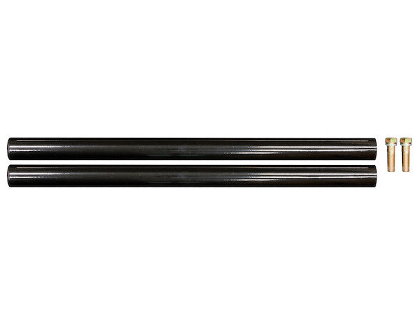 Black Powder-Coated Straight Blind Mount Fender Extension Mounting Kit