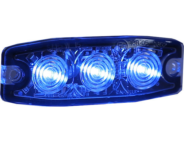 Ultra Thin 3.5 Inch Blue LED Strobe Light