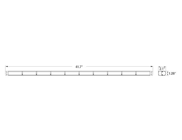 42 Inch LED Traffic Advisor/Strobe/Flood Light