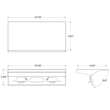 Drill-Free Light Bar Cab Mount for Ford?? F-150 (2015-2024), F250-550 (2017-2024)