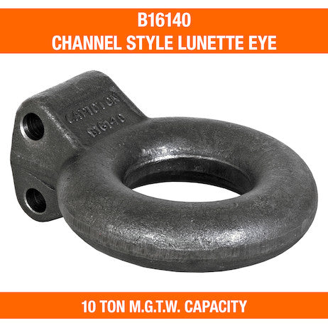 Plain 10-Ton Forged Steel Tow Eye 3 Inch I.D.