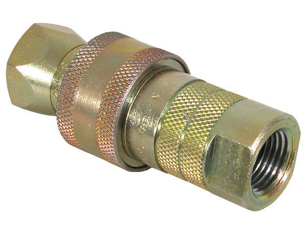 B40003 - 3/8 Inch NPTF Sleeve-Type Hydraulic Quick Coupler Assembly