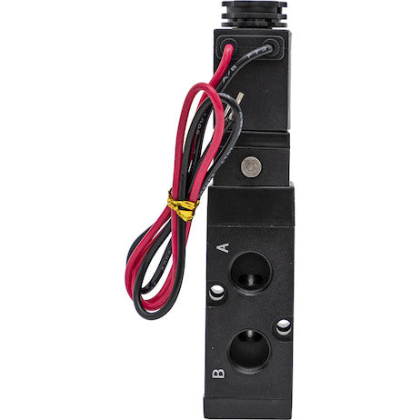 4-Way 2-Position Solenoid Air Valve With Five 1/4 Inch NPT Ports