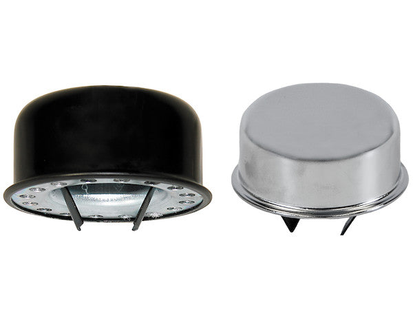 Black Heavy Duty Push-In Breather Cap For 1-1/2 Inch O.D. Tube