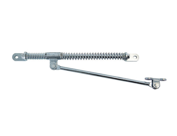 Door Check and Hold Back with 11 Inch Arm/13 Inch Slide Rod/50 Pound Spring