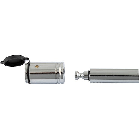 5/8 Inch Bone Style Locking Hitch Pin Assembly With Chrome Finish