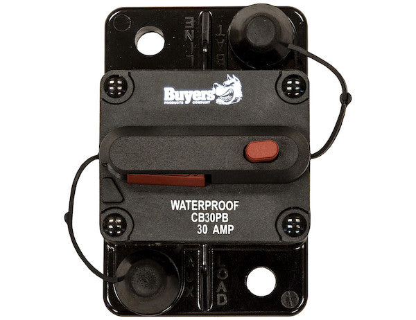 30 Amp Circuit Breaker With Manual Push-to-Trip Reset