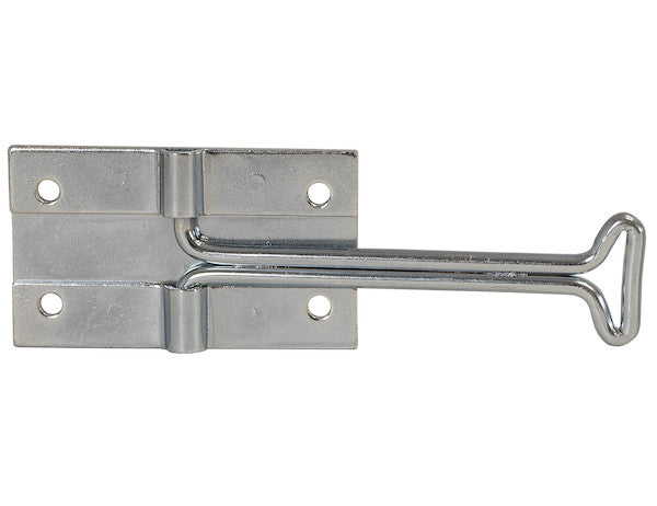 4 Inch Door Hold Back, Hook Only - Zinc Plated