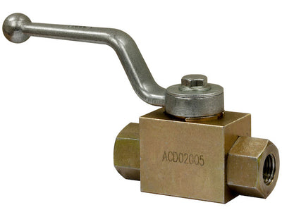 1/4 Inch NPTF 2-Port High Pressure Ball Valve