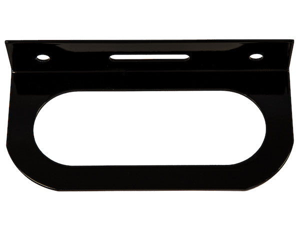 Single Oval Black Powder-Coated DOT Light Bracket