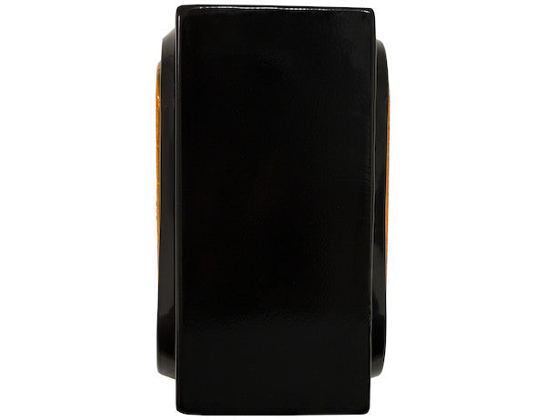Single Oval Both Front And Back Light Box Black Powder Coated Steel