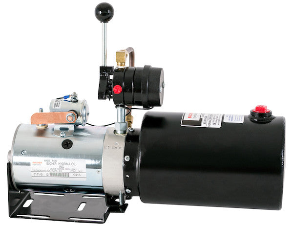 4-Way DC Power Unit-Manual Controls Horizontal 1.00 Gallon Reservoir