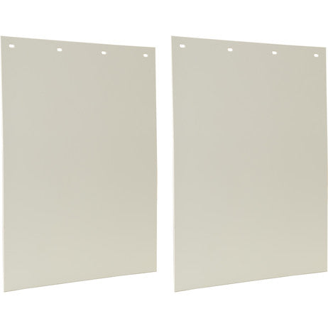 Super Durable White Polymer Mudflaps 24x30 Inch