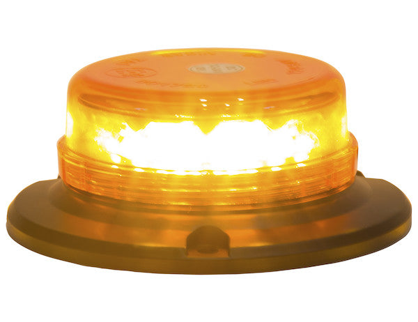 Low Profile 6 Inch by 2 Inch LED Beacon with Blunt Cut Leads