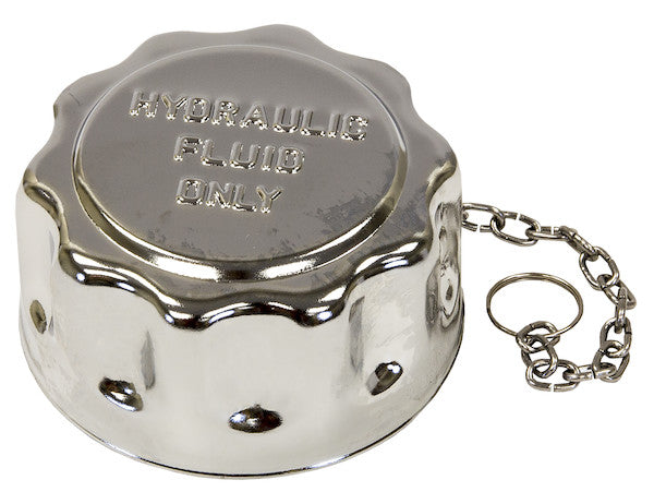 Replacement Cap With Chain For Chrome Filler-Strainer Breather Cap Assembly