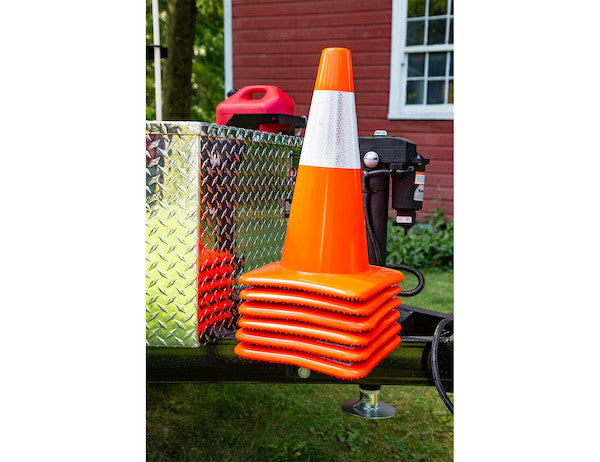 Vertical Mount Traffic Cone Holders Black Powder Coat