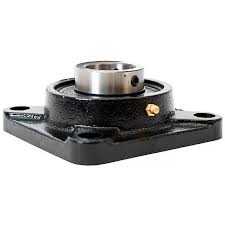 1-1/4 Inch Shaft Diameter Set Screw Style Flange Bearing - 4 Hole