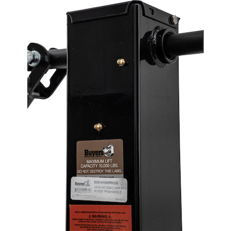 12 Inch Heavy-Duty Side Pin 4 Inch Square Jack with Handle