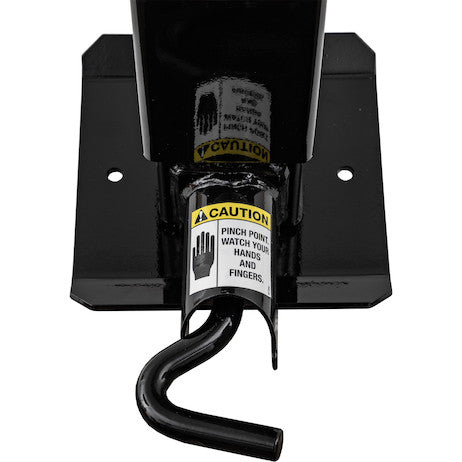 12 Inch Heavy-Duty Front Pin 4 Inch Square Jack with Handle