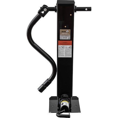 12 Inch Heavy-Duty Front Pin 4 Inch Square Jack with Handle