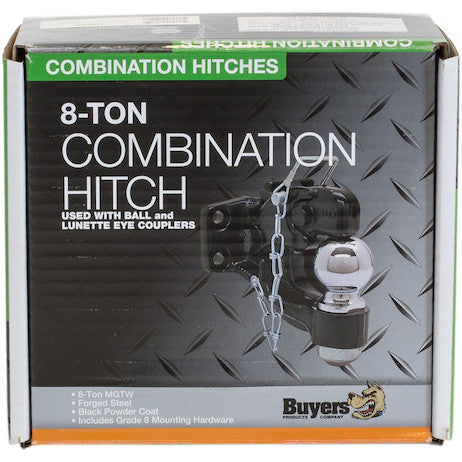 8 TON Combination Hitch With Mounting Kit 2 Inch Ball BH8 Series