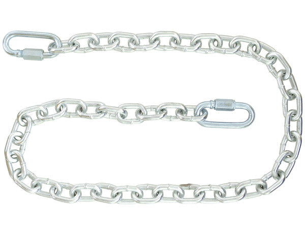 B31648SC - 3/16x48 Inch Class 2 Trailer Safety Chain With 2-Quick Link Connectors