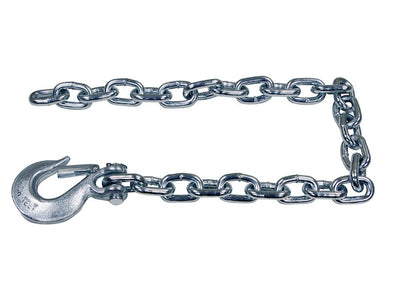 Individually Packaged BSC3835 -  3/8x35 Inch Class 4 Trailer Safety Chain With 1-Clevis Style Slip Hook-43 Proof