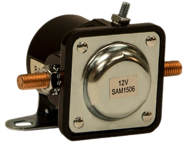 1306300 - 12 Volt Plastic Case Insulated Solenoid Intermittent Duty GND To Activate