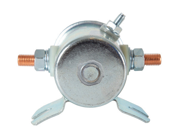 Continuous Duty 12 Volt Steel Case Insulated Solenoid GND To Activate