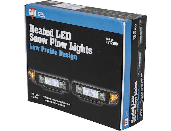 Low Profile Heated LED Snow Plow Light