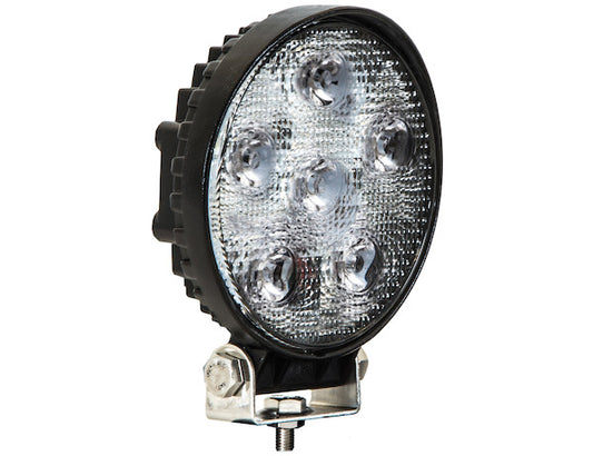 4.5 Inch Amber LED Flood Light with Black Housing