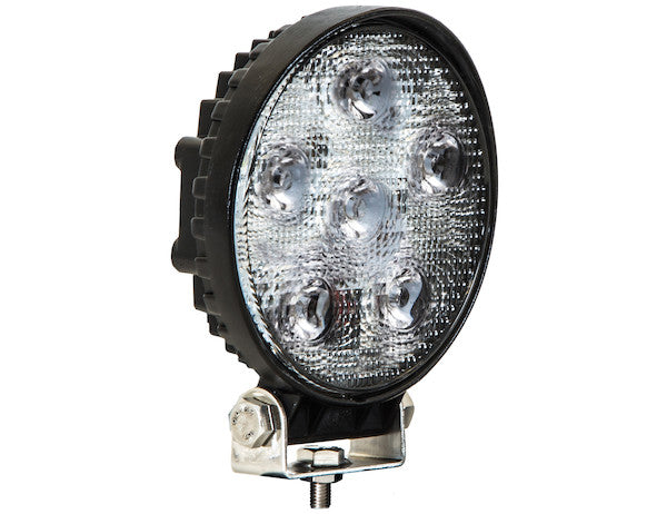 1492116 - 4.5 Inch Amber LED Flood Light with Black Housing