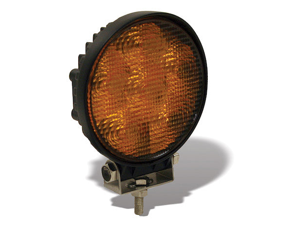 4.5 Inch Amber LED Flood Light with Black Housing