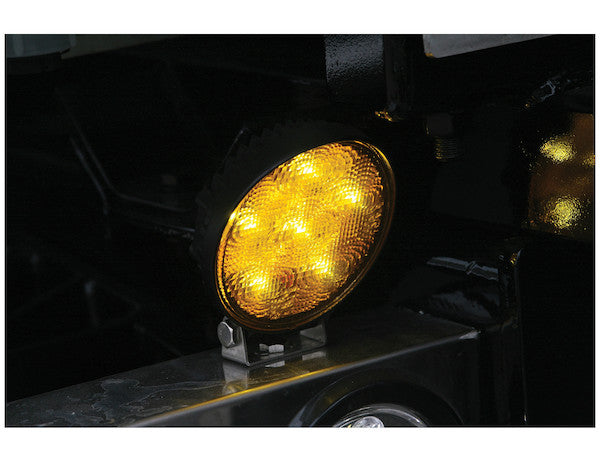 4.5 Inch Clear LED Flood Light with White Housing
