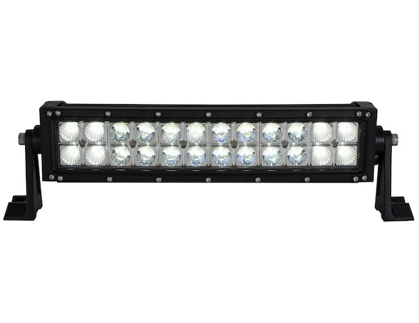 14 Inch 6480 Lumen LED Clear Curved Combination Spot-Flood Light Bar