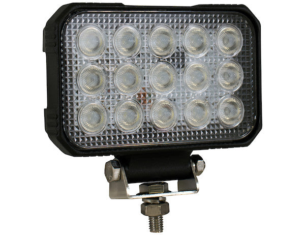 Ultra Bright 6 Inch Wide Rectangular Clear LED Spot Light